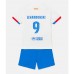 Barcelona Robert Lewandowski #9 Replika Babykläder Borta matchkläder barn 2023-24 Korta ärmar (+ Korta byxor)